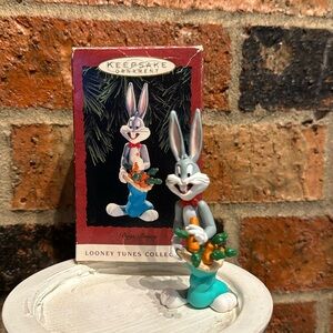 Vintage 1993 Hallmark Bugs Bunny Looney Tunes Keepsake Ornament Christmas